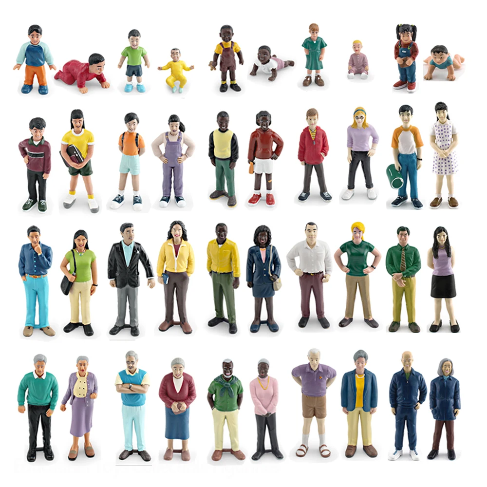 Kids Toys Little People - Miniature Figures Little People Family Members