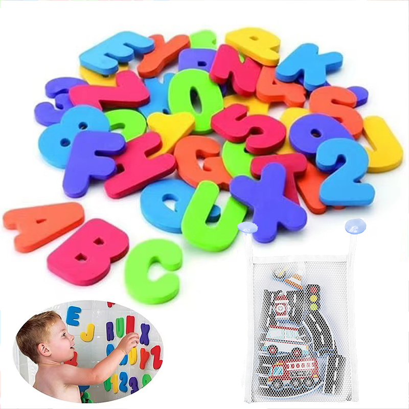 Bath Letter Number Foam - Children Bath Toys Foam Fun Floating