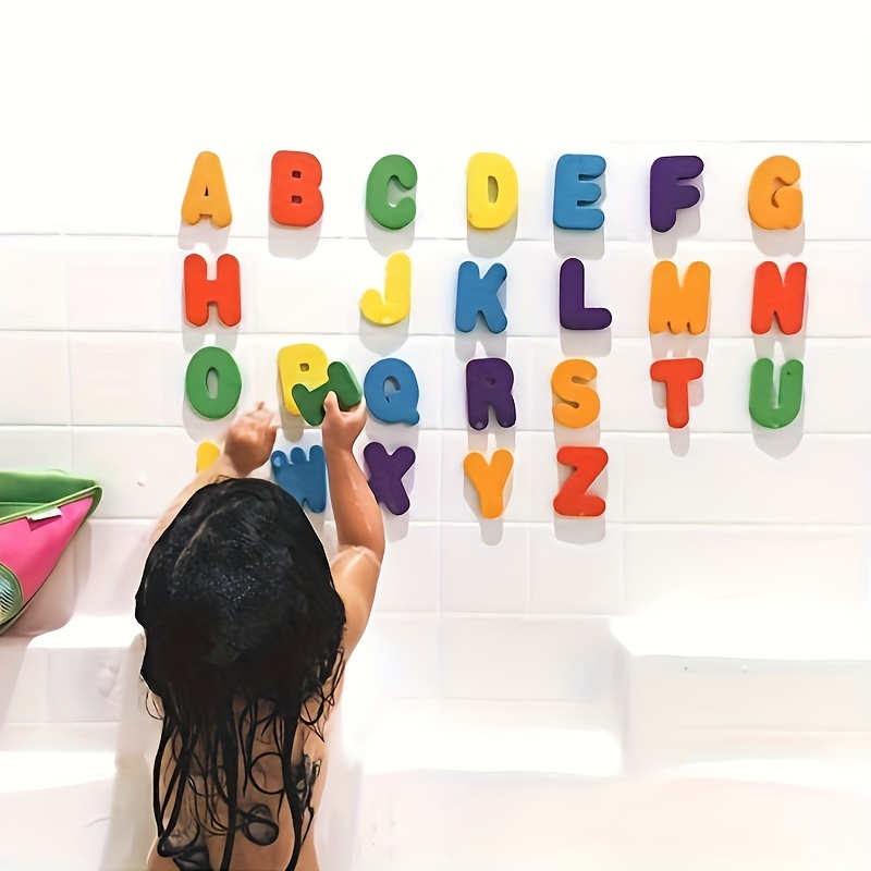 Bath Letter Number Foam - 36pcs Play Set Of Bath Foam