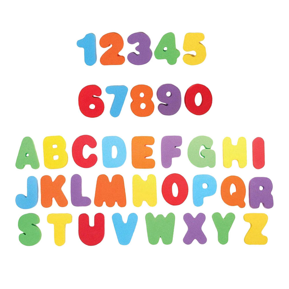 Bath Letter Number Foam - 1Set Alphabet Number Bath Plaything Educational