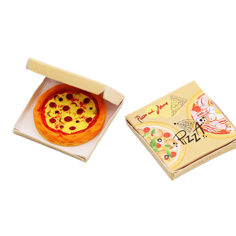 Kids Toys House - 1Set 1:12 Miniature Pizza with Packing