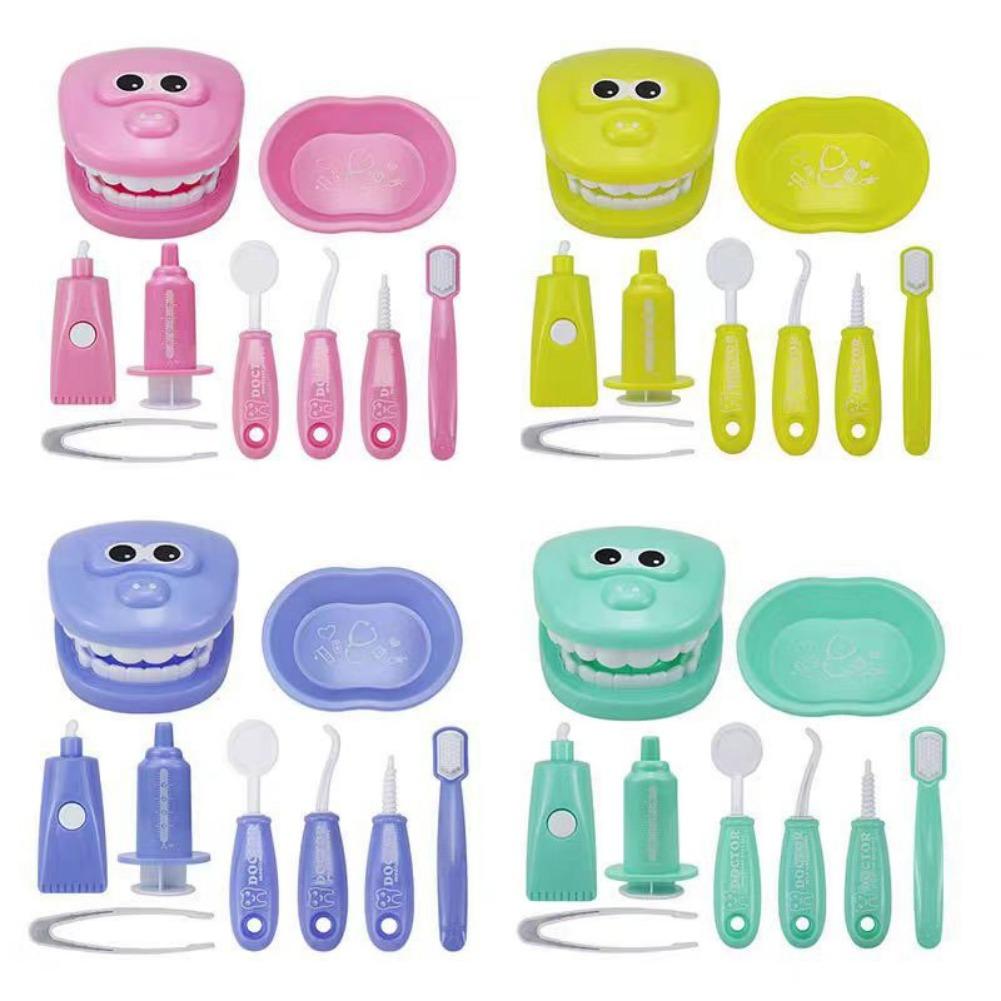 Kids Toys Doctor Set - 9PCS Simulation Dentist Play Set Baby