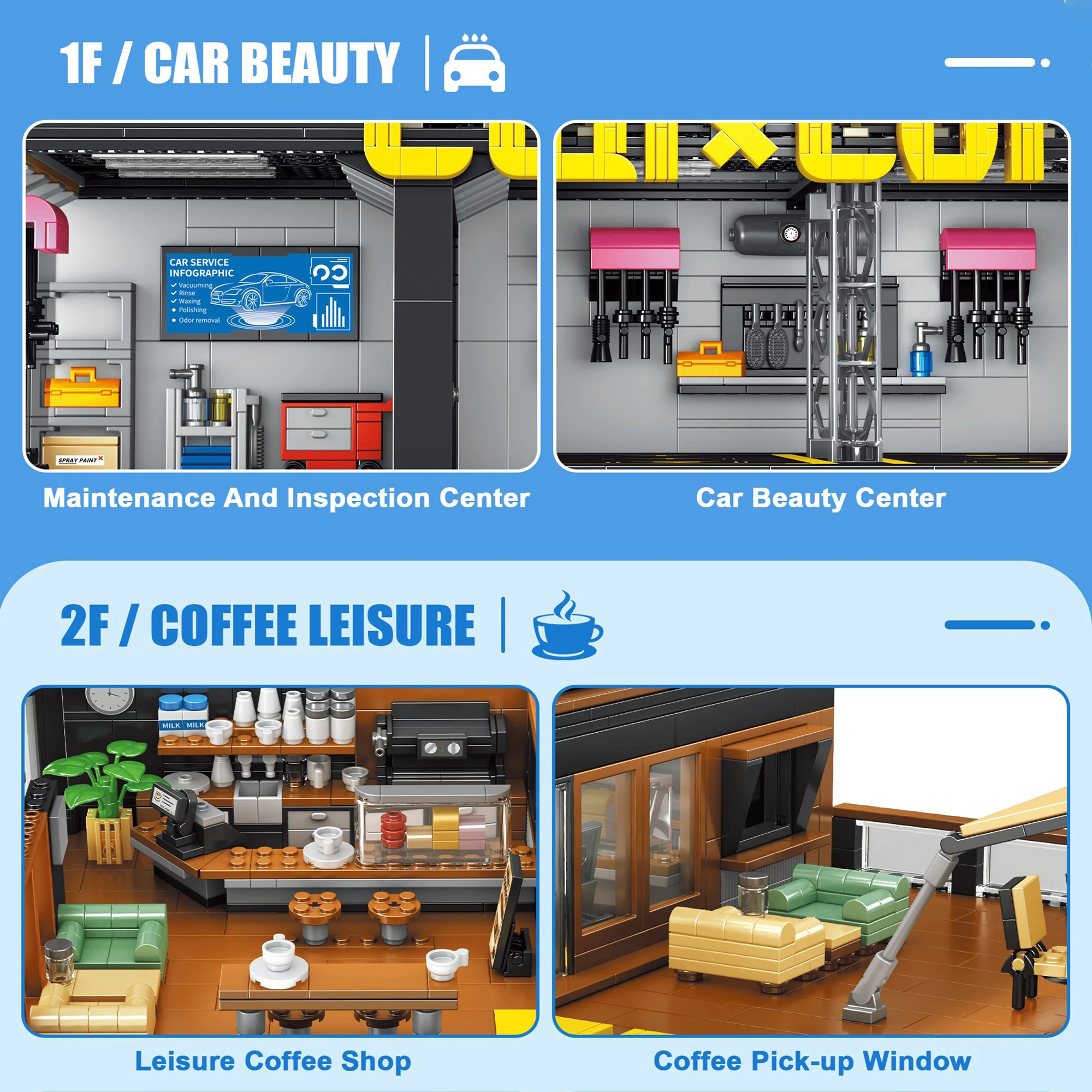 Coffee Auto Repair Shop Coffee - Kids Toys Store ulasan dan harga