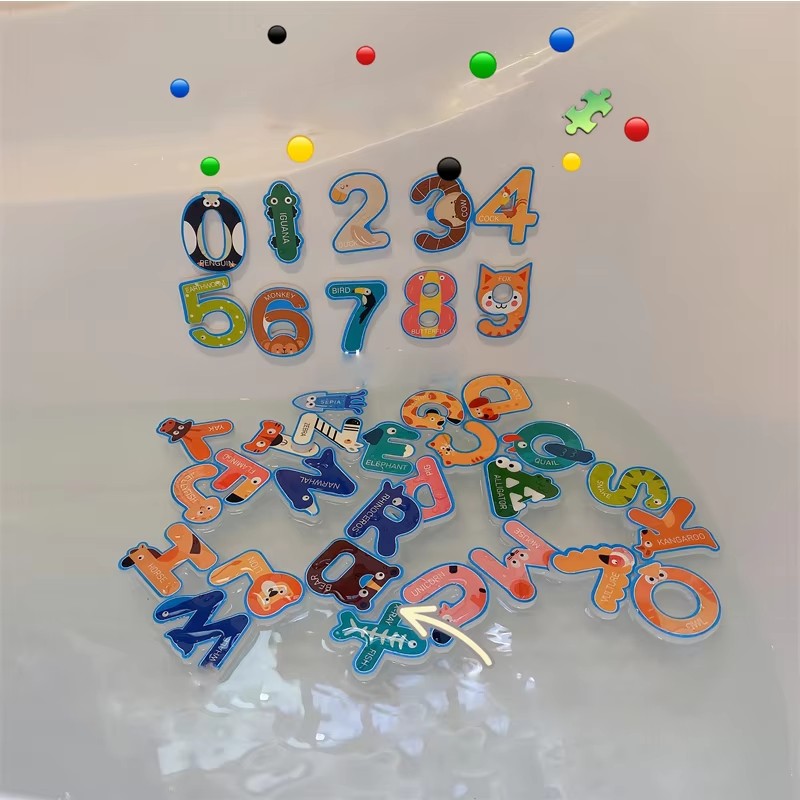 Baby Bath Toys Fun Foam Letter - Bath Letter Number Foam ulasan dan harga