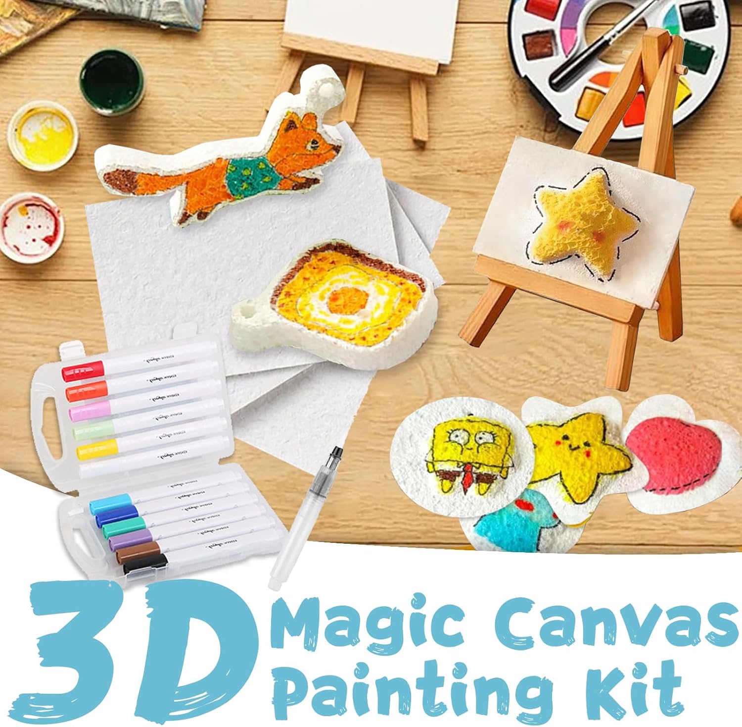 3D Puffy Foam Texture Painting - Kid Toys And Craft ulasan dan harga