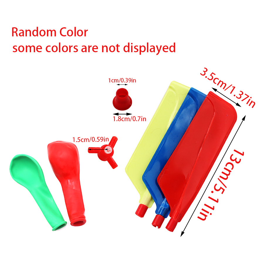 3/6/9sets Balloon Propeller He - Science Experiment Kit ulasan dan harga