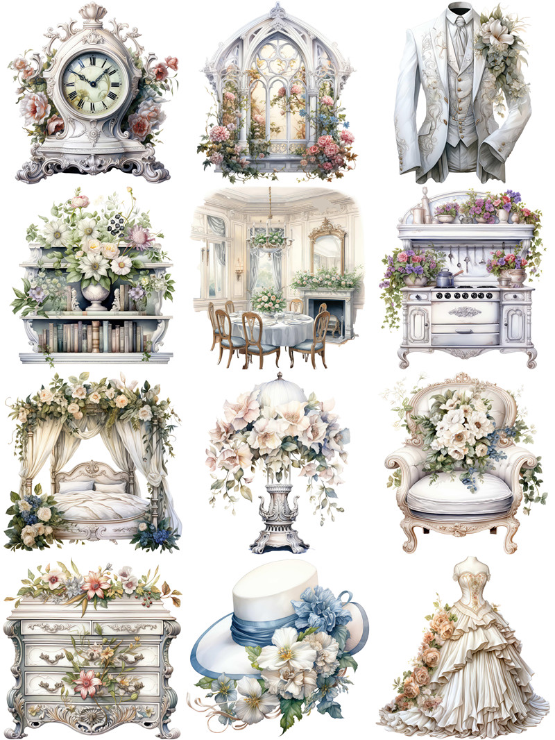 Victoria Flower Girl Stickers  - Kids Toys Victoria ulasan dan harga