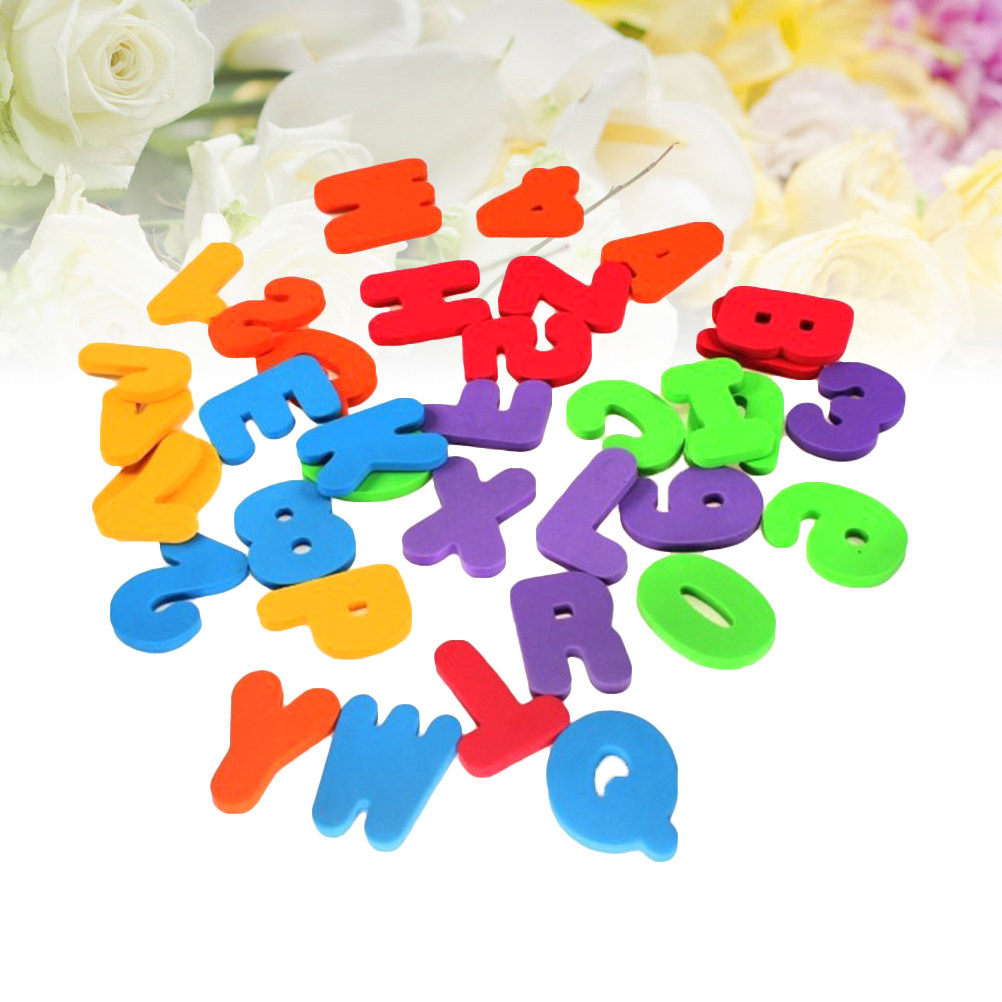 36 Pcs Kids Toys Bath Letter a - Bath Letter Number Foam ulasan dan harga