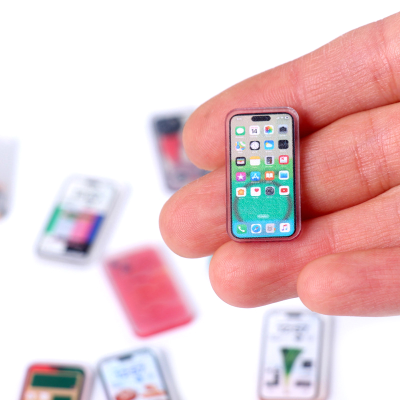 5pcs 1:12 Dollhouse Miniature  - Kids Toys Smartphone ulasan dan harga