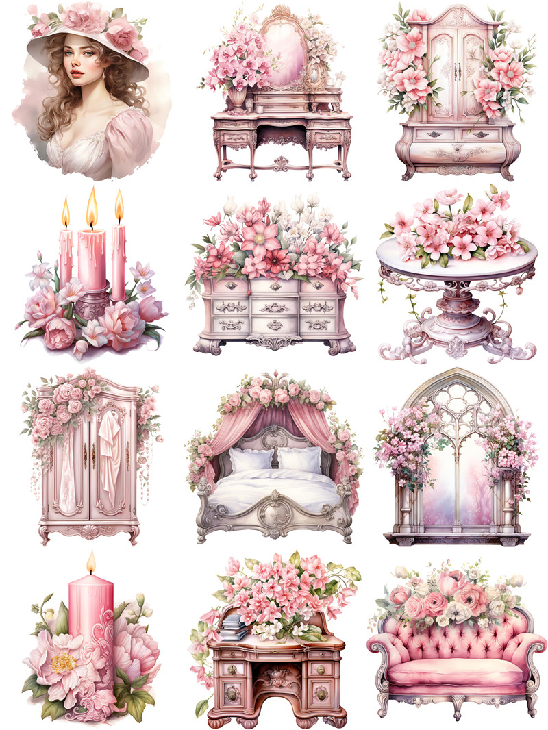 Pink Victoria Stickers Crafts  - Kids Toys Victoria ulasan dan harga
