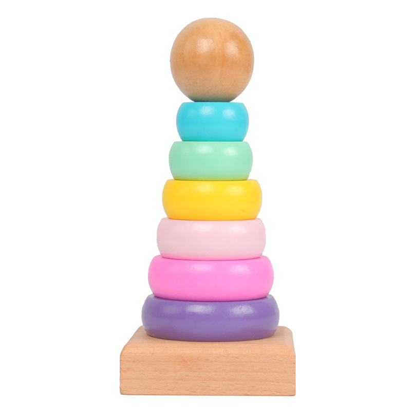 Children Rainbow Tower Ferrule - Kids Toys 2 Year Old ulasan dan harga