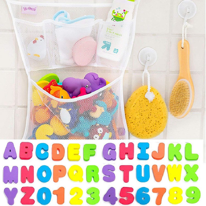 Baby Puzzle Bath Toy EVA Alpha - Bath Letter Number Foam ulasan dan harga
