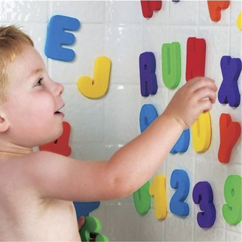 Baby Puzzle Bath Toy EVA Alpha - Bath Letter Number Foam ulasan dan harga