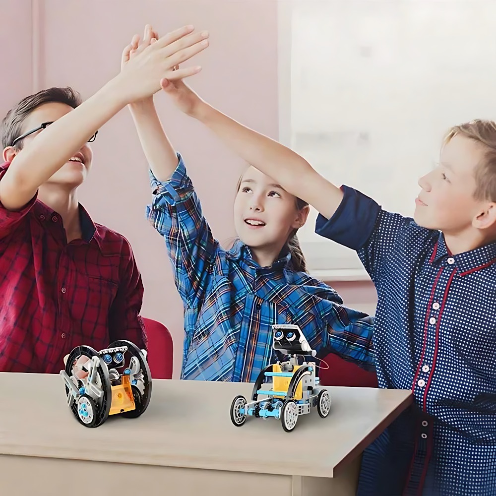 Solar Robot Building Blocks 12 - Science Experiment Kit ulasan dan harga