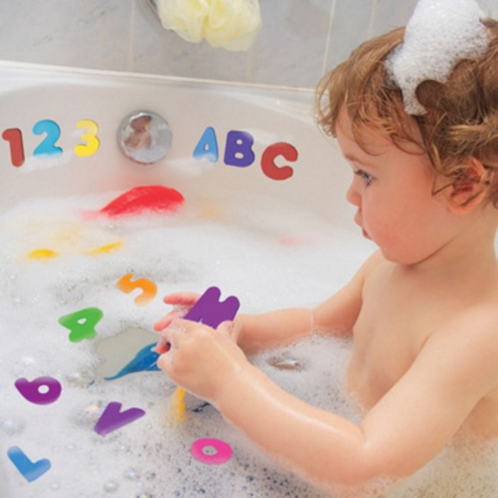 36 pcs New Teaching  for Unise - Bath Letter Number Foam ulasan dan harga