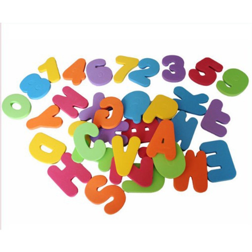 36 pcs New Teaching  for Unise - Bath Letter Number Foam ulasan dan harga