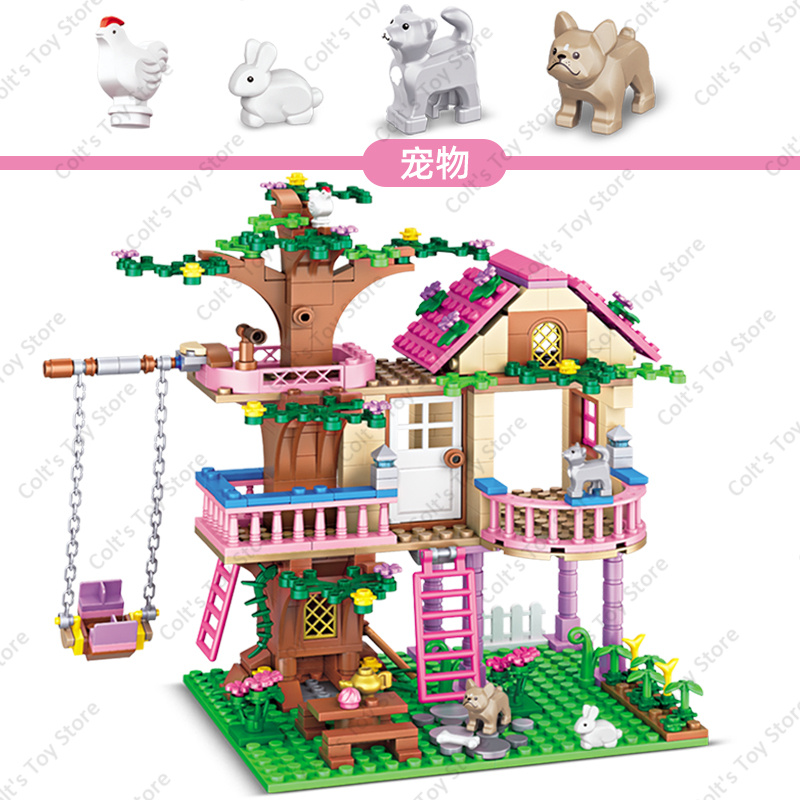 Hot Pink Girls Friendship Tree - Kids Toys House ulasan dan harga