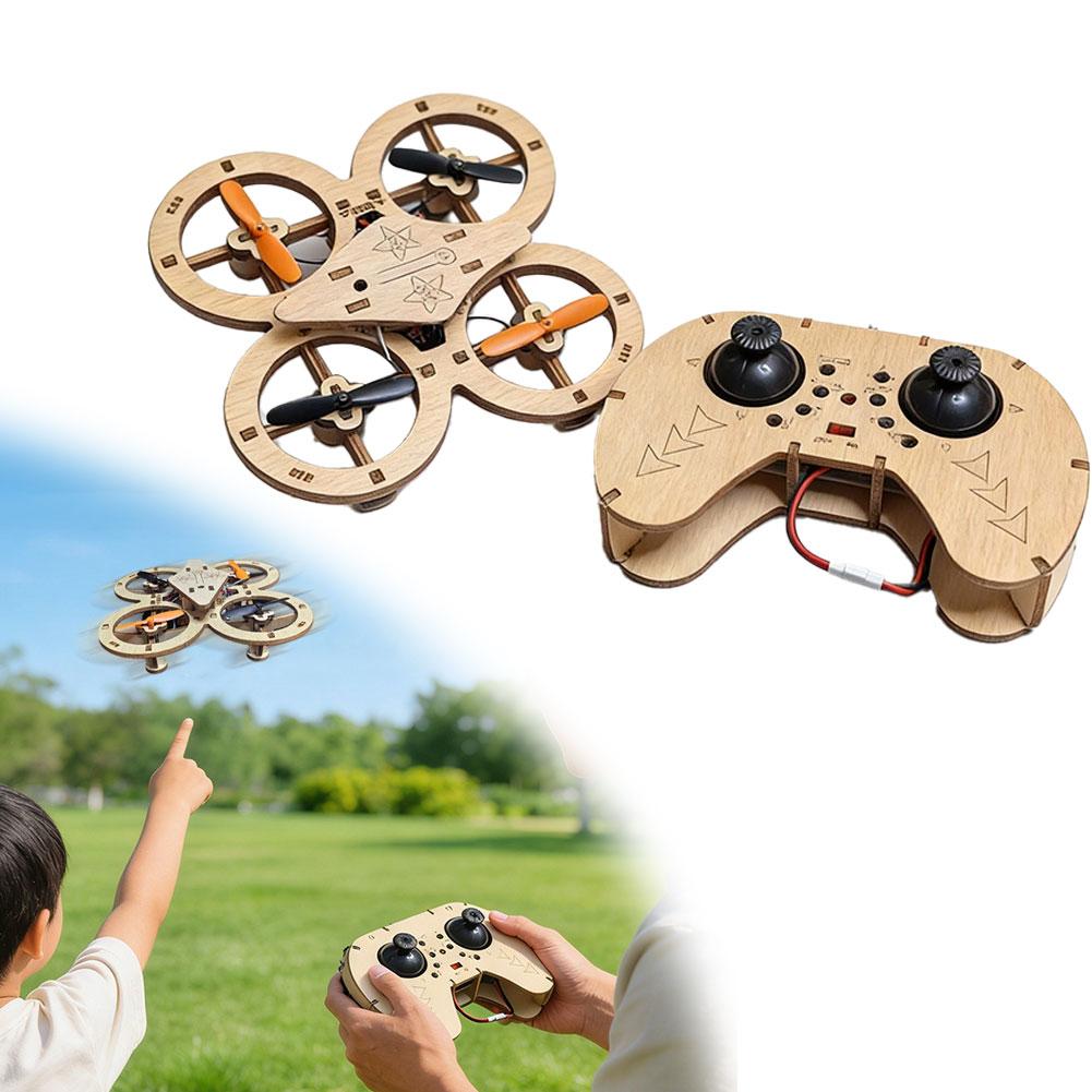 DIY Wooden RC Drone Quadcopter - Science Experiment Kit ulasan dan harga
