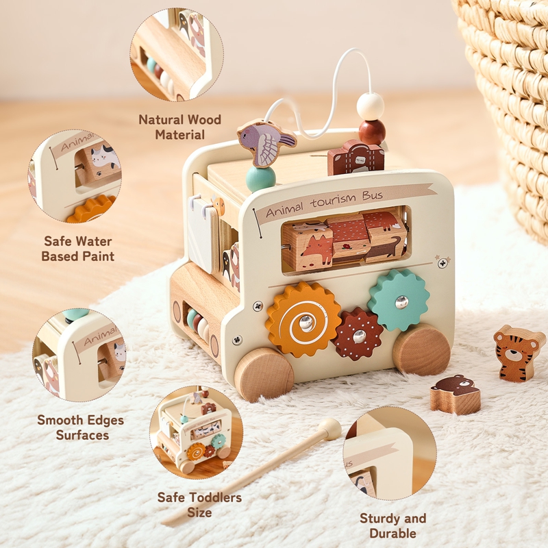 Montessori Wooden Children Toy - Kids Toys 2 Year Old ulasan dan harga