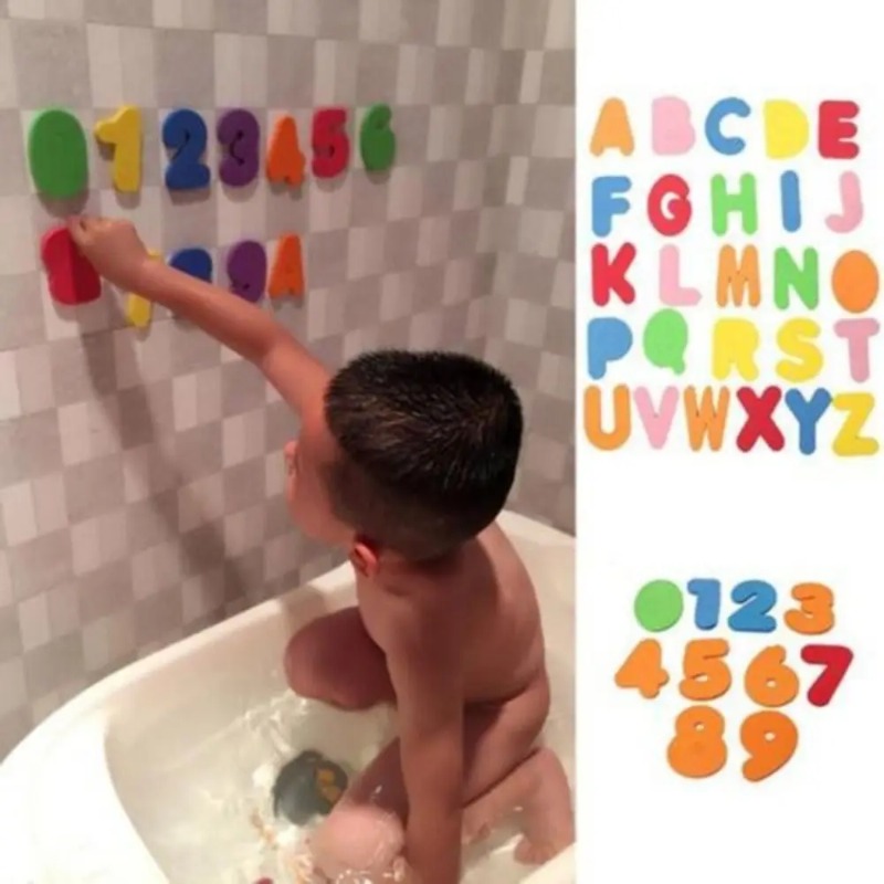 Floating Bath Toys for 1-3 Yea - Bath Letter Number Foam ulasan dan harga