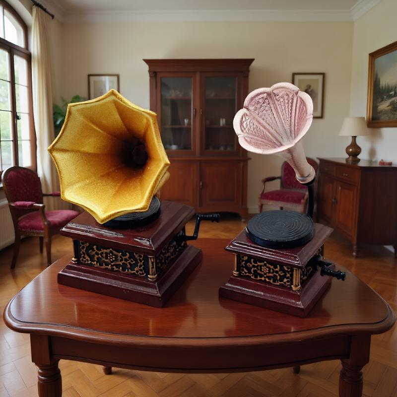 Dollhouse Vintage Phonograph M - Kids Toys House ulasan dan harga