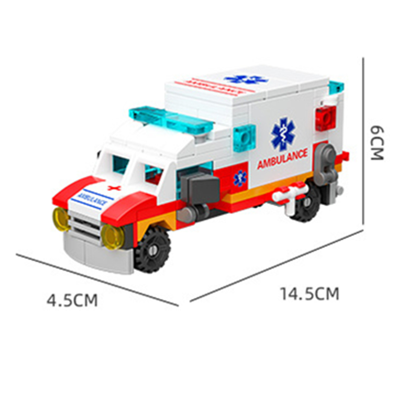 6in1 NEW Ambulance Escort Car  - Kids Toys Doctor Set ulasan dan harga