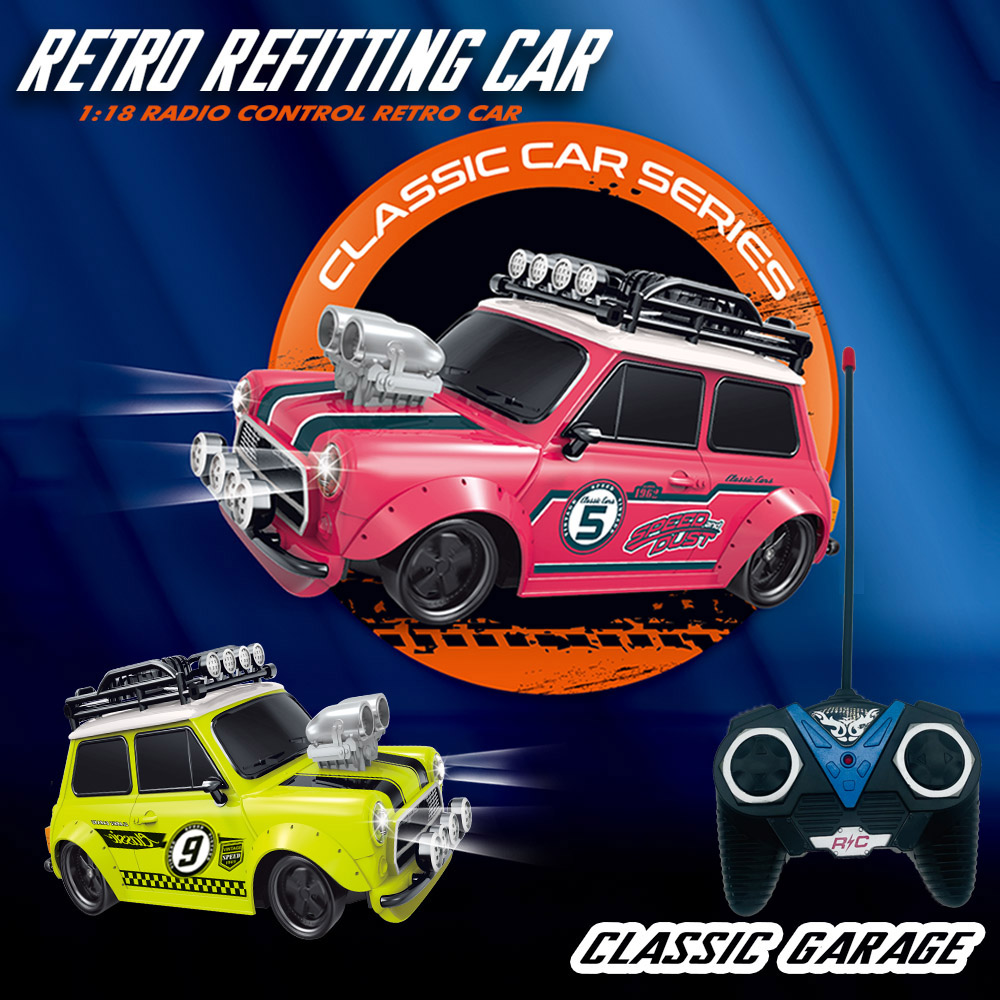 1:18 Retro Refitting MINI Car  - Kids' Toys Channel ulasan dan harga