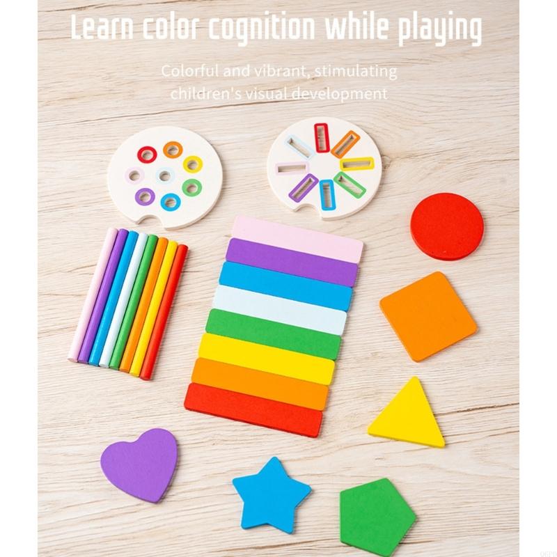 Educational Wooden Sorter Toy  - Kids Toys 2 Year Old ulasan dan harga