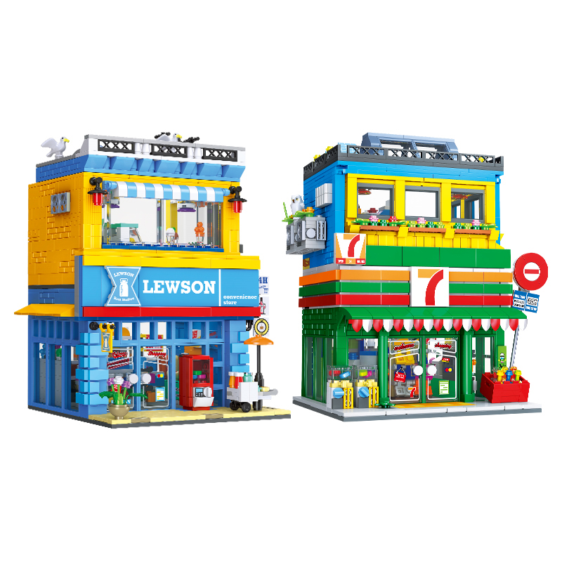 1263+PCS Street Scene Convenie - Kids Toys Store ulasan dan harga