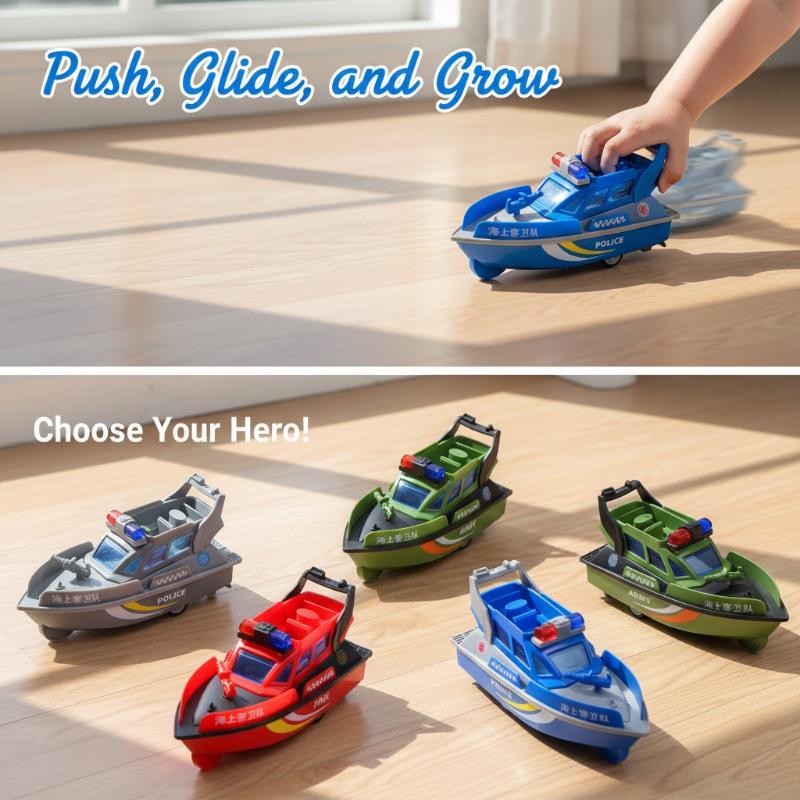 Quality Inertia Toy Boat Polic - Kids Toys Quality ulasan dan harga