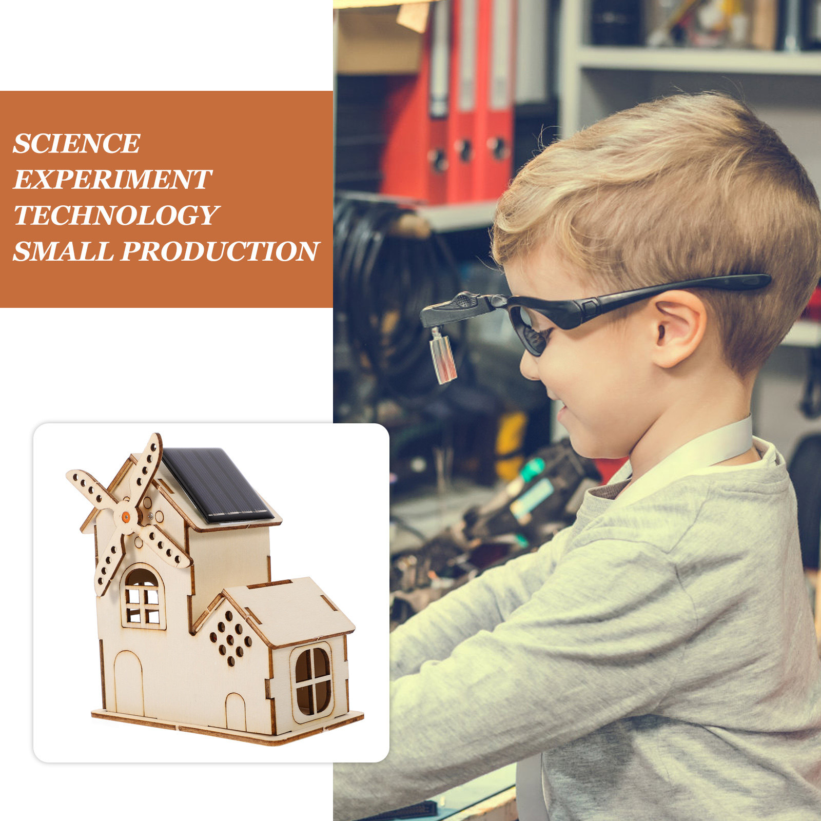 1Set Solar Windmill Assembly S - Science Experiment Kit ulasan dan harga
