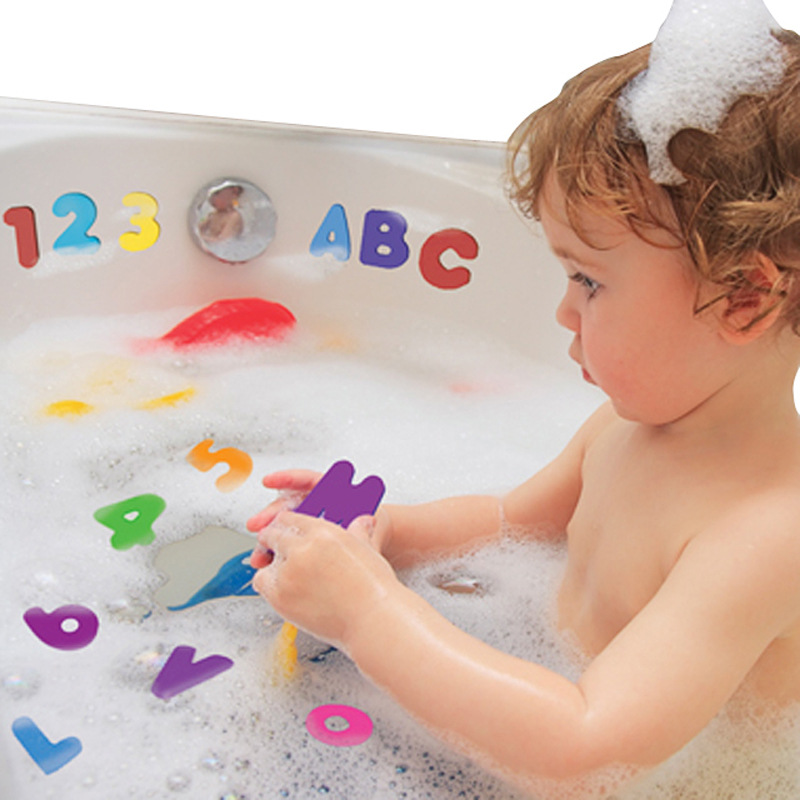 Kids Baby Bath Toys Fun Foam L - Bath Letter Number Foam ulasan dan harga