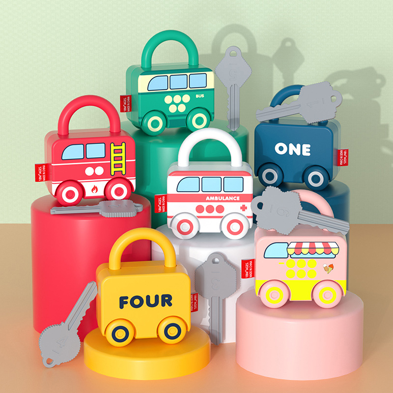 Baby Learning Lock with Key Ca - Kids Toys 2 Year Old ulasan dan harga
