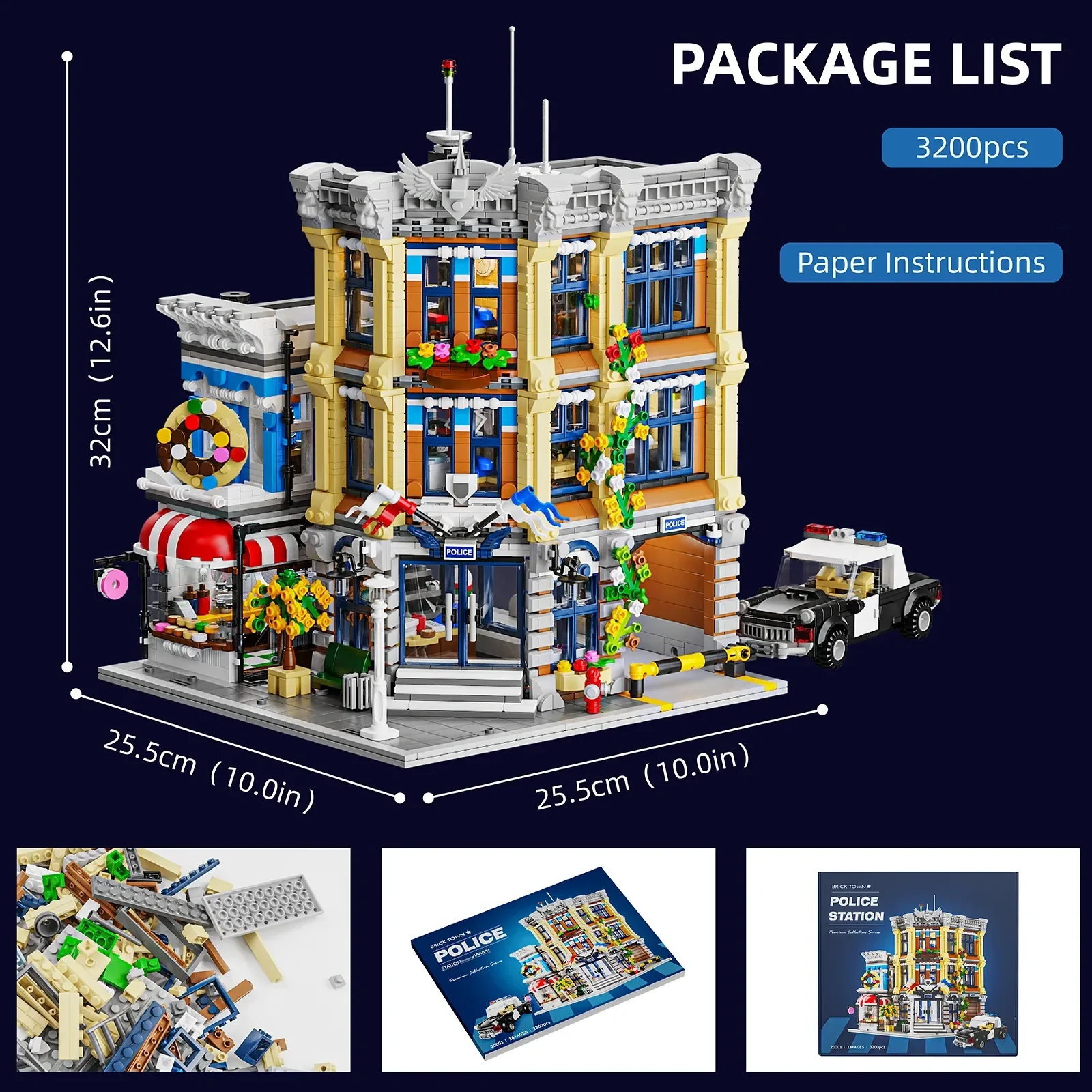 Town Police Station with 6 Fig - Kids Toys Store ulasan dan harga
