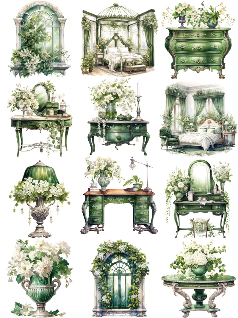 Green Victoria Stickers Crafts - Kids Toys Victoria ulasan dan harga